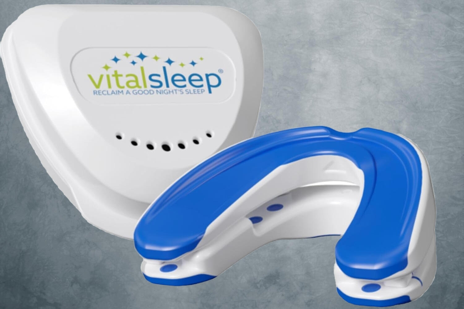 VitalSleep Adjustable Anti-Snoring Mouthpiece – Custom Jaw Support for Deeper Sleep VitalSleep mouthguard gently moves jaw forward to open airway and reduce snoring